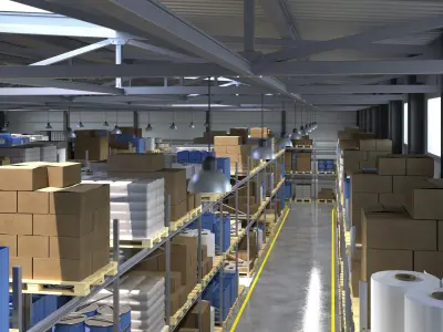 Warehouses Pack 3D model