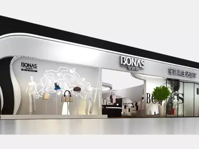 Exhibition - size - 20X16-3DMAX2009-009 3D model