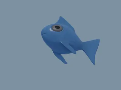Toon Fish 3D model