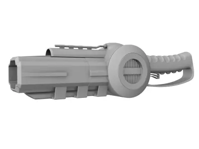 Gun Model grenade launcher Free 3D model
