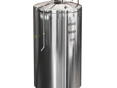 Industrial autoclave Ukrpromtekh A100 3D model