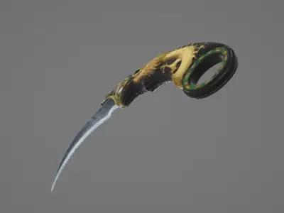 Dragon Karambit - High Poly 3D model