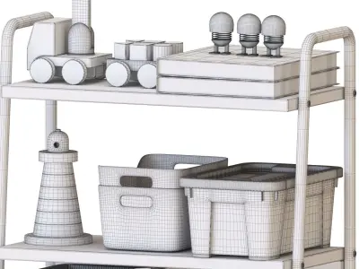 SVENARUM Shelving unit 2 3D model
