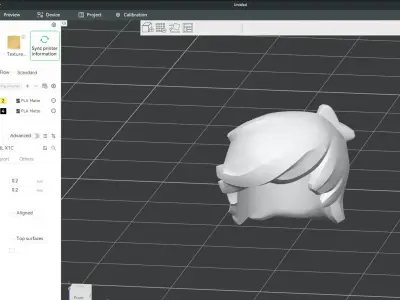 Custom3Dprint Minifigure Accessory - Minifigure Hair S2 - 085 3D print model