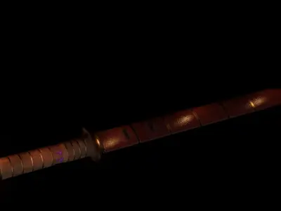 Antique Byzantine Sword  Low-poly 3D model