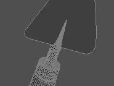 Masonry trowel 3D model