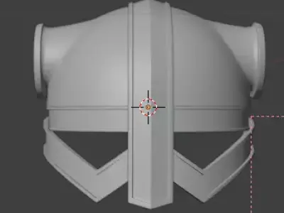 Helmet Low-poly 3D model get