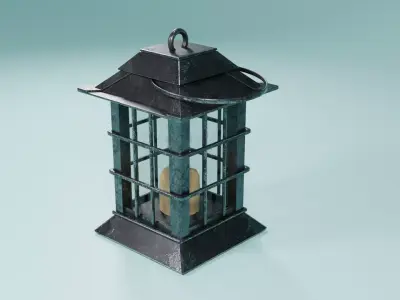 lantern Low-poly 3D model