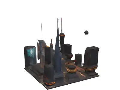 SciFi Art 3D model