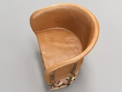 Equipal Chair 3D model
