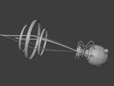Raygun sonic hedgehog - music video Free low-poly 3D model
