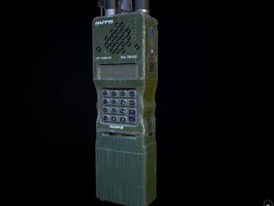 Military Radio AN PRC-152 Low-poly 3D model
