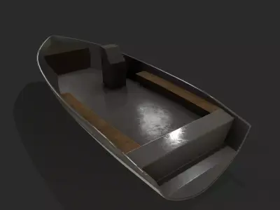 First Ever Vehicle Modelling - Boat 3D model