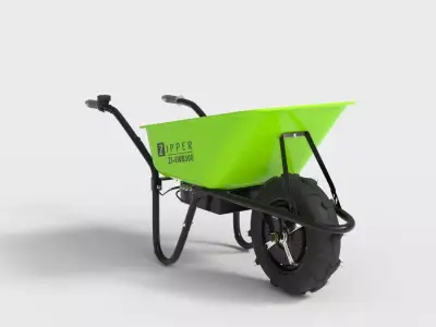 ELECTRIC WHEELBAROOW Low-poly 3D model
