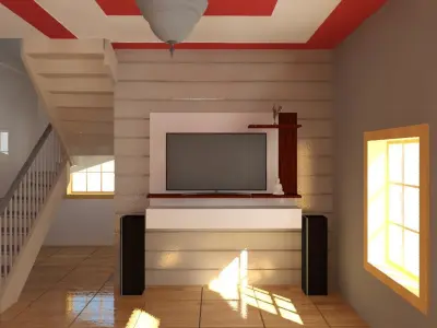 SIMPLE HOUSE INTERIOR AND EXTERIOR DESIGN REVIT Free 3D model