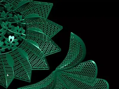 Big flower main service part 3D print model