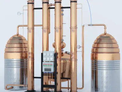 Craft Distiller 3D model