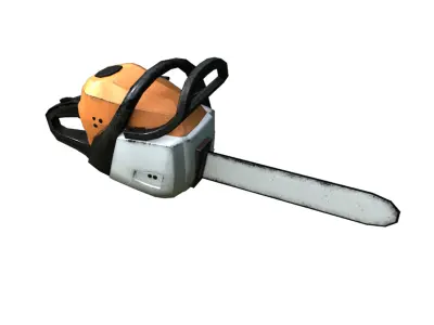 Chainsaw Low-poly 3D model order