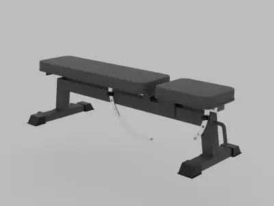 Adjustable Weight Bench 3D model purchase
