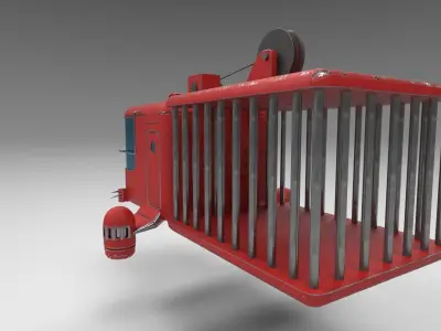 Zombie catcher ship from Zombie catcher mobile game 3D model