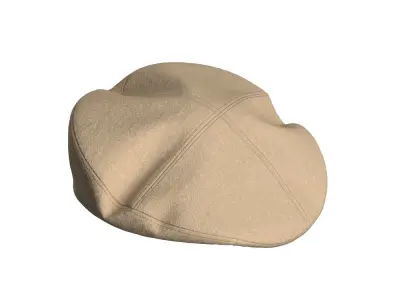 Wool Beret 3D model purchase