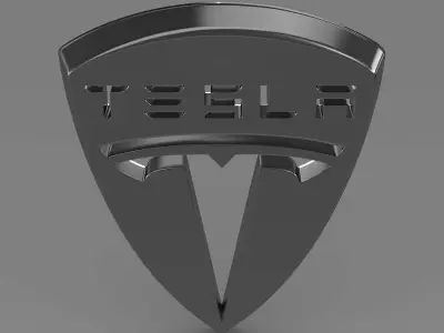 Tesla Logo 3D model