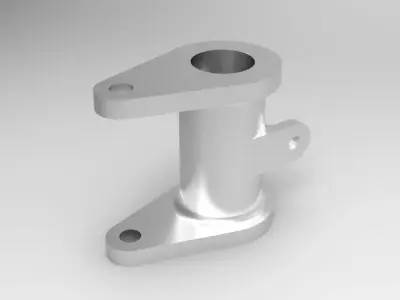 Pieza 3 aluminum bracket Free 3D model