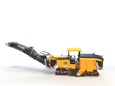  Asphalt Milling Machine 1 3D model