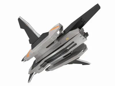 Sci-Fi - Aircraft - Iron 031 3D model