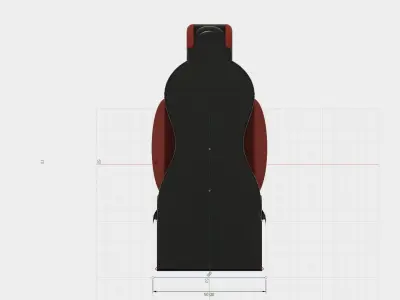 Racing Seat 3D model