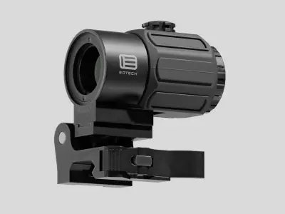 EOTech G43 Magnifier Low-poly 3D model