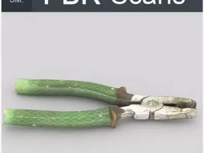 Pliers Low Poly Low-poly 3D model