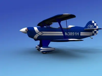 Pitts Special 3D model 5