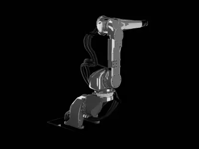ABB IRB 5500-27 Industrial Robotic Arm 3D model