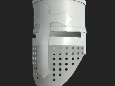 knight helmet Free low-poly 3D model