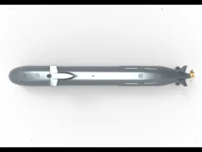 Taigei submarine 3D model