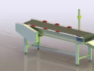 Conveyor machine 3D model