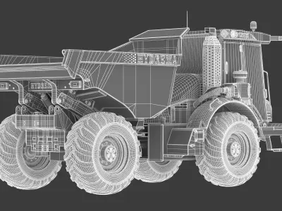 Hydrema 912HM Articulated Dump Truck 3D model