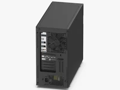 Full PC Case Closed 3D model