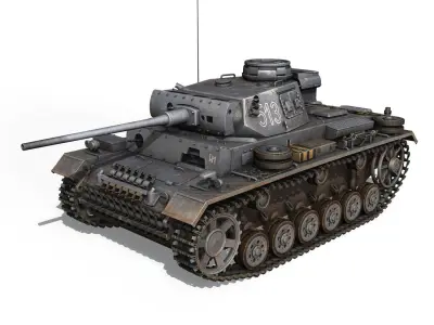 PzKpfw III - Panzer 3 - Ausf M - 513 3D model
