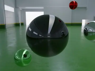 HDRI - Factory Hall Interior 4 Texture