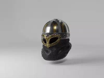 Medieval Helmet Free 3D model