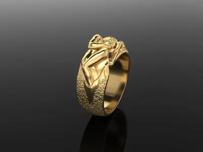 Love ring 3D print model purchase