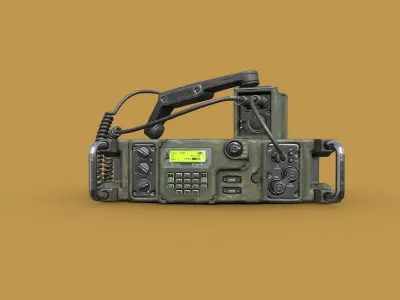Military Radio Free 3D model