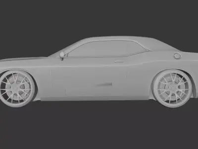  Dodge Challenger SRT 3D print model