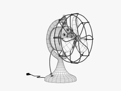 Vintage Fan 3D model