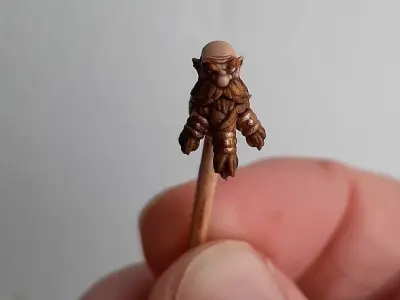 Space dwarf 9 heads 3D model