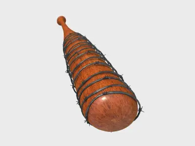 Baseball Bat Weapon 03 - Lucille - Character Weaponry 3D model