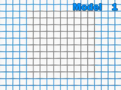 Metal lattice collection 3D model