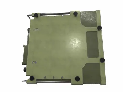 Radio military 4 3D model